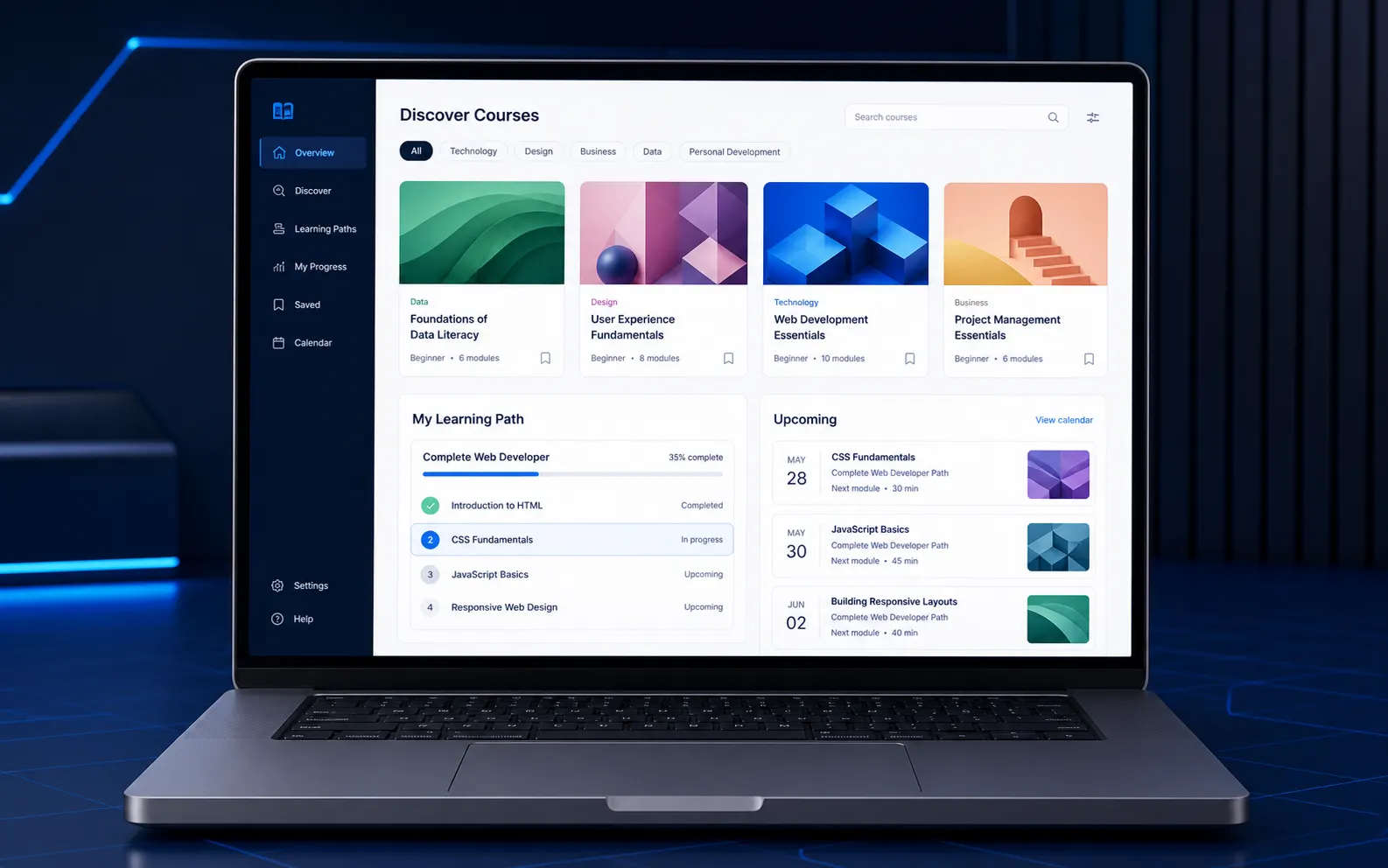 Anonymized digital learning campus catalog